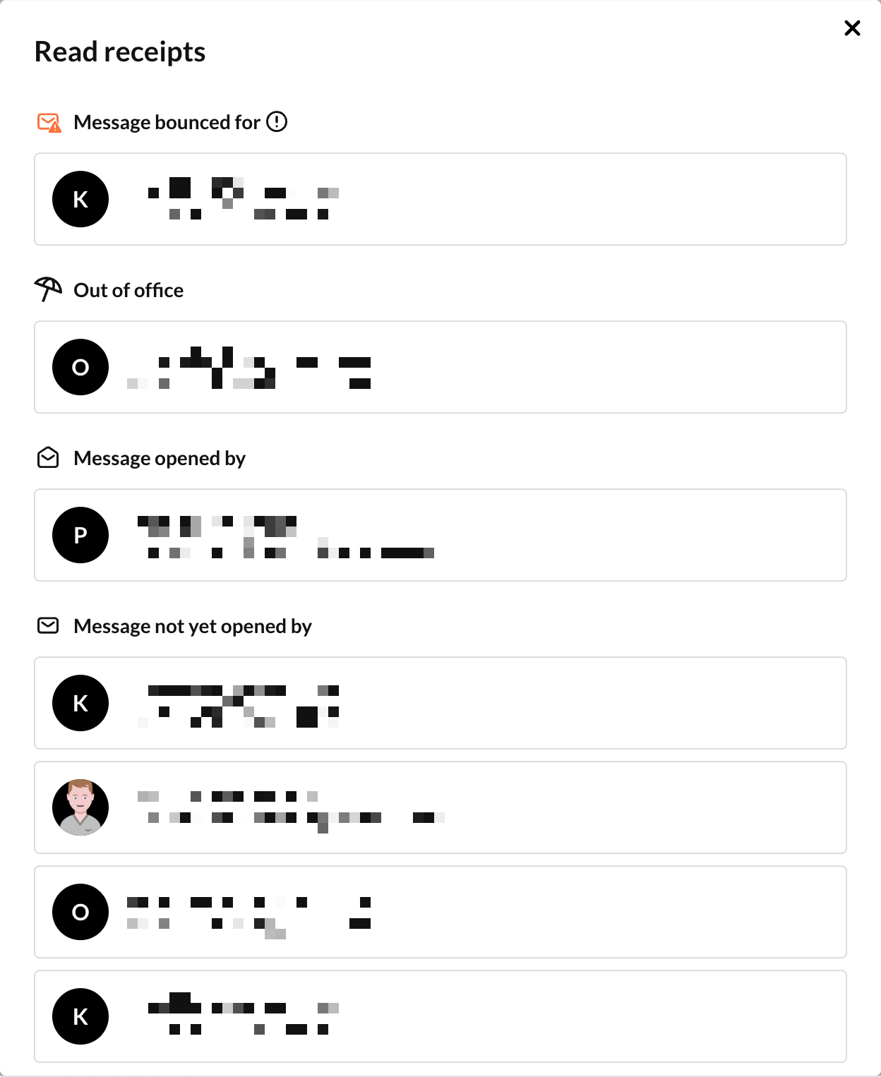 message icons